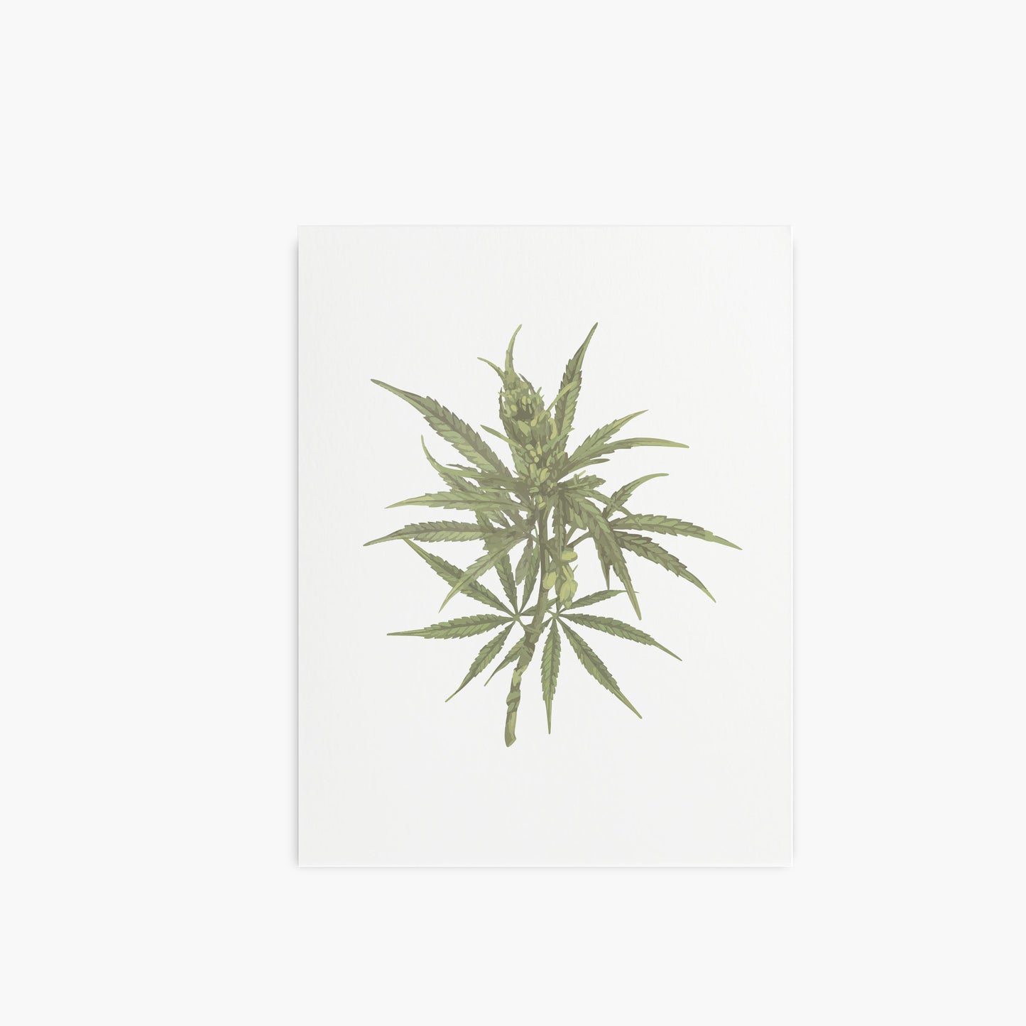 cannabis art print