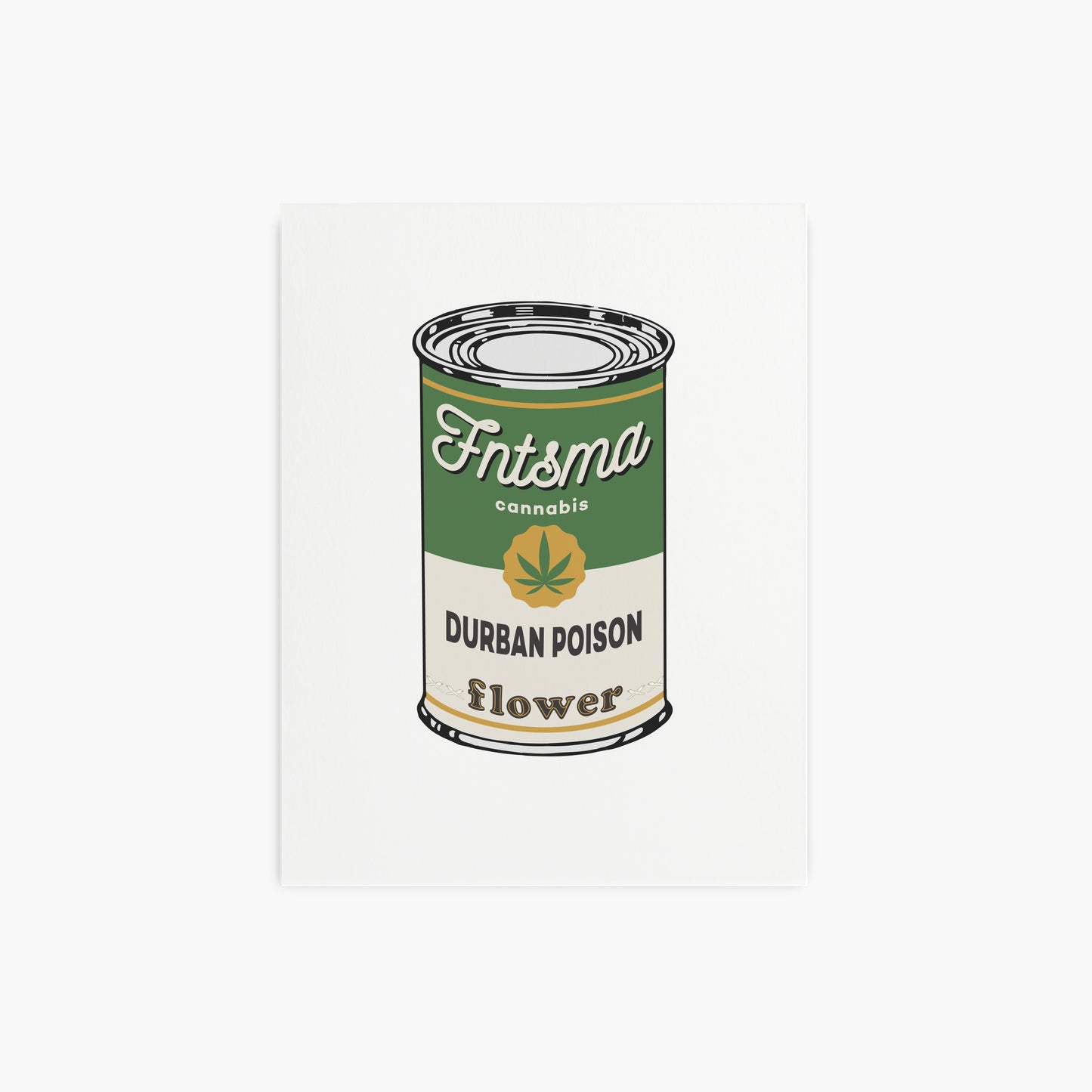 flower can art print