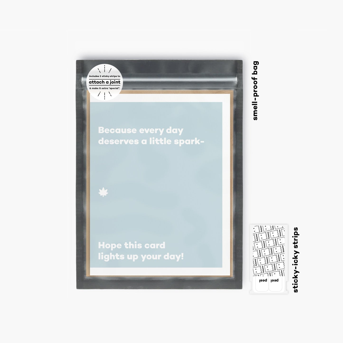 Because every day deserves a little spark - greeting card