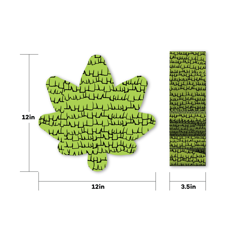green 12 inch by 12 inch planta pinata by fntsma