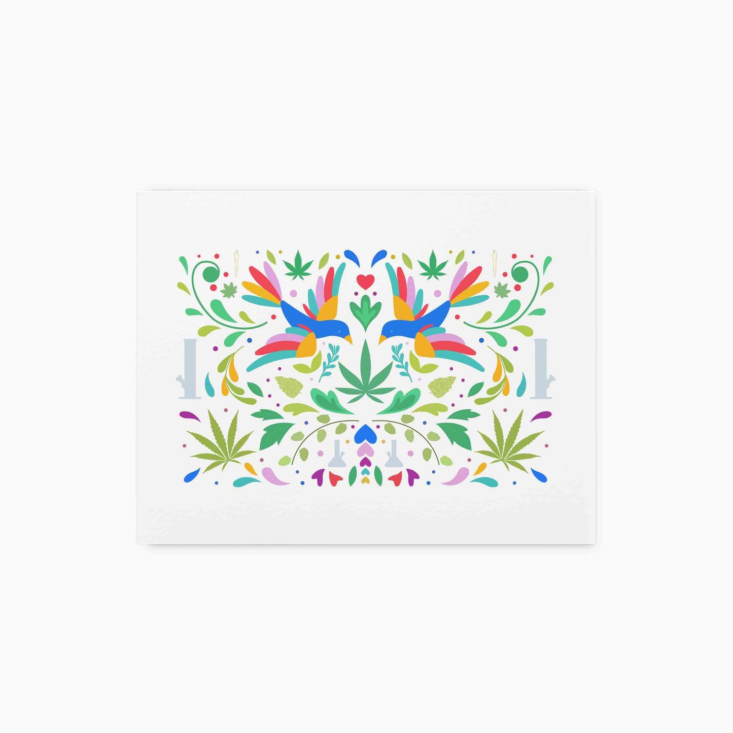 Aves - Otomi cannabis art print